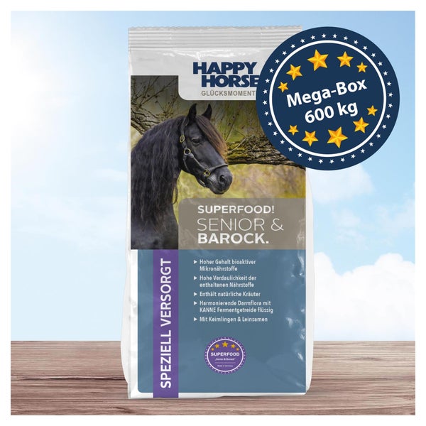 Happy Horse Superfood Senior & Barock 600 kg Mega Box 600,00 kg