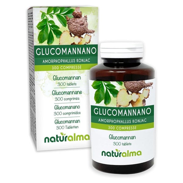 Naturalma Glucomannan Amorphophallus konjac Tabletten 300 St