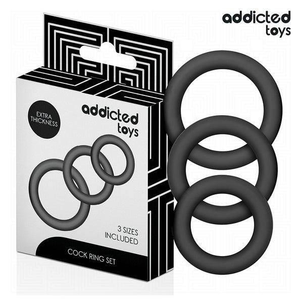 Addicted Toys - Penisringe aus Silikon 1 St