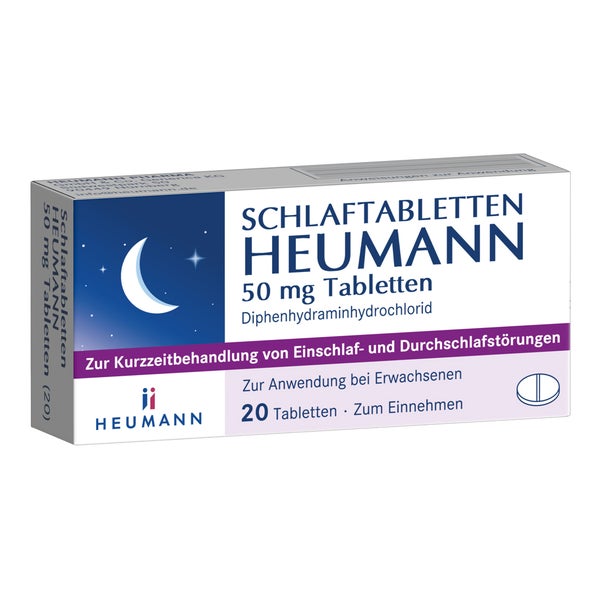 Schlaftabletten Heumann 50 Mg Tabletten 20 St