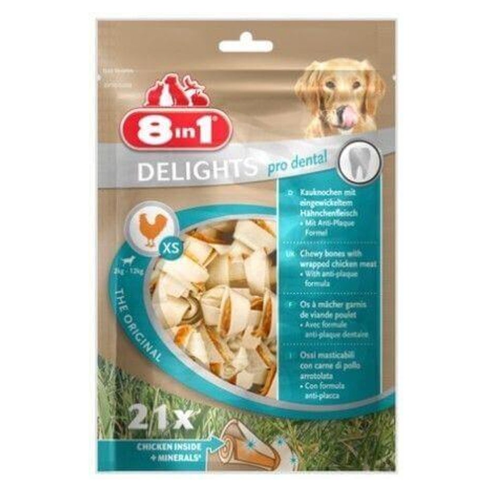 Sachet 21 Os À Mâcher Pour Chien Delights Pro Dental