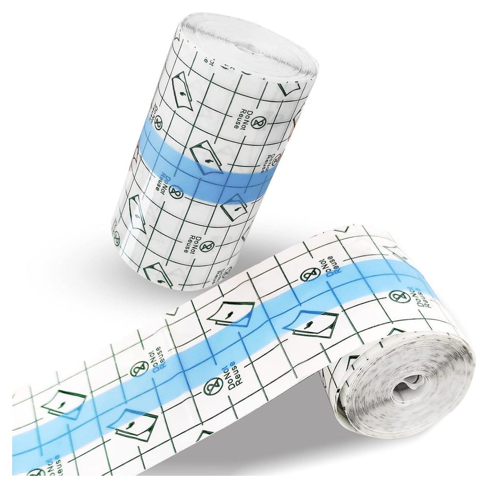 2er-Pack Wasserdichte Transparente Bandage Pflaster 10m & 5m 1 St