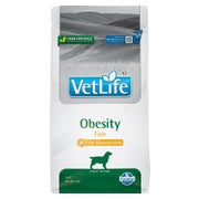 FARMINA VetLife Obesity Fish Futter für ausgewachsene Hunde 2 kg