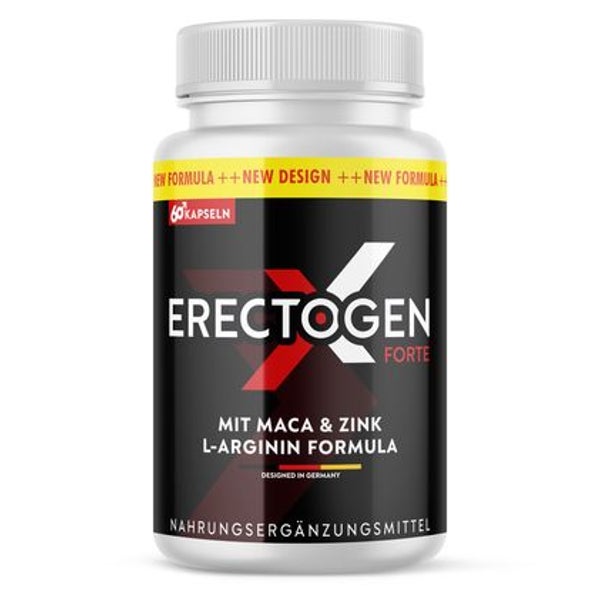 ErectogenX | Männerkapseln | Rezeptfrei | Zink 60 St