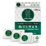 Produktabbildung: Jonhy Wee Unisex Pinkelbeutel Notfalltoilette 3 St