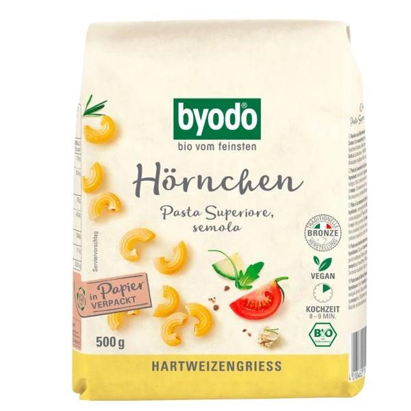 BYODO Bio Hörnchen semola 500 g