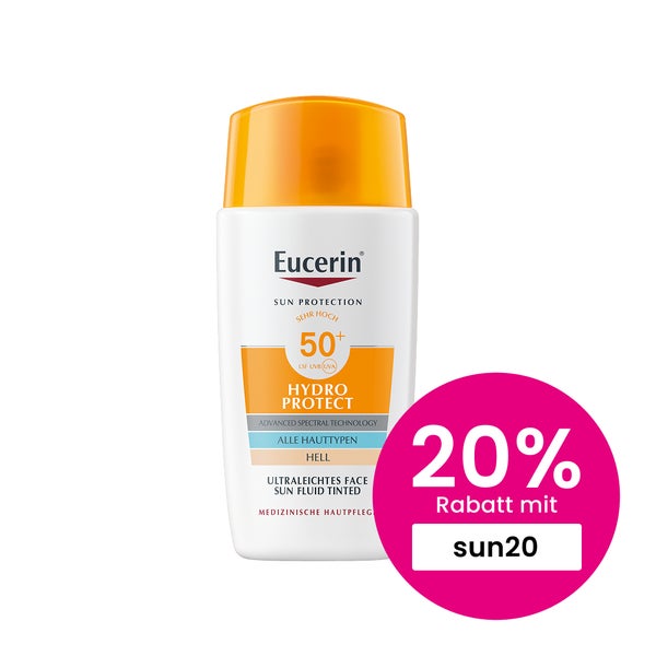 Eucerin Sun Fluid Hydro Protect Face Hell Lsf 50+ 50 ml