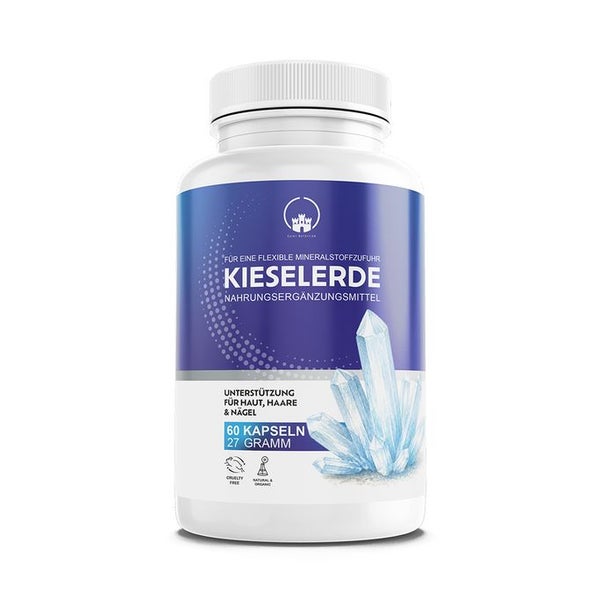 Saint Nutrition Kieselerde Kapseln Für Haare Haut und Nägel | Verstärker mit Haar Vitamine 27 g