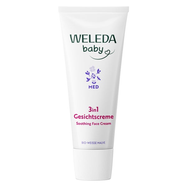 Weleda Baby 3in1 Gesichtscreme Weiße Malve 50 ml