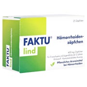 Produktabbildung: Faktu lind Hämorrhoidenzäpfchen 25 St