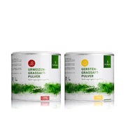 Kraftgras Kombi Bio Urweizengrassaftpulver + Gerstengrassaftpulver