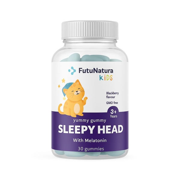 FutuNatura Sleepy head - Melatonin für besseren Schlaf 30 St