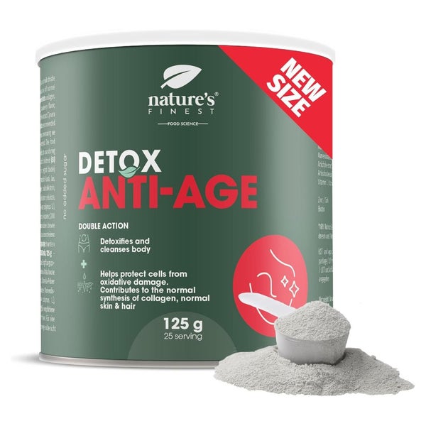 Nature's Finest Detox Anti-Age mit die 2-in-1-Formel 125 g