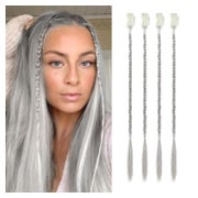 Haarverlängerung Clip In Braid Extensions Haarteile 35 CM Si 1 St