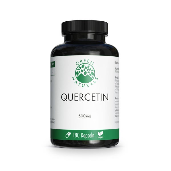 GREEN NATURALS Quercetin 500 mg hochdosiert 180 St