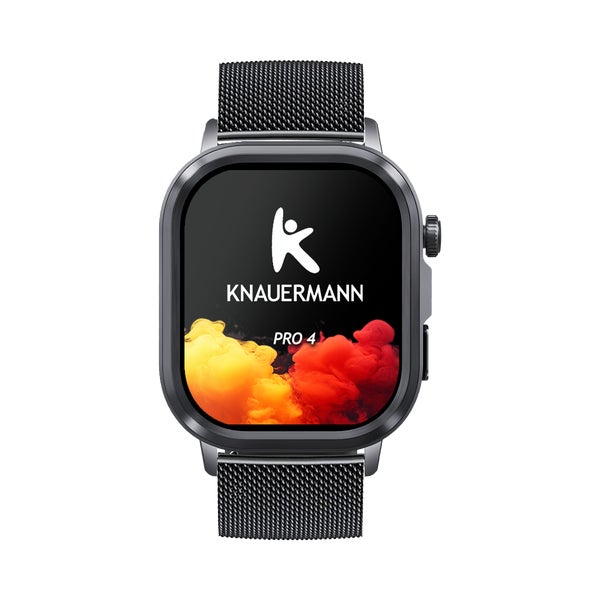 Knauermann PRO 4 (2026) Smartwatch mit Anruf & SOS Funktion 1 St