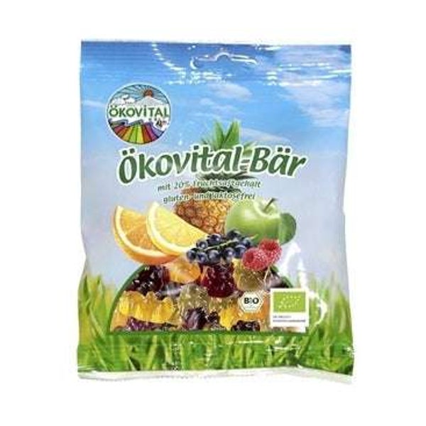 Ökovital-Bär mit Gelantine Bio 80 g