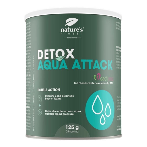 Nature's Finest Detox Aqua Attack für Entwässerung 125 g