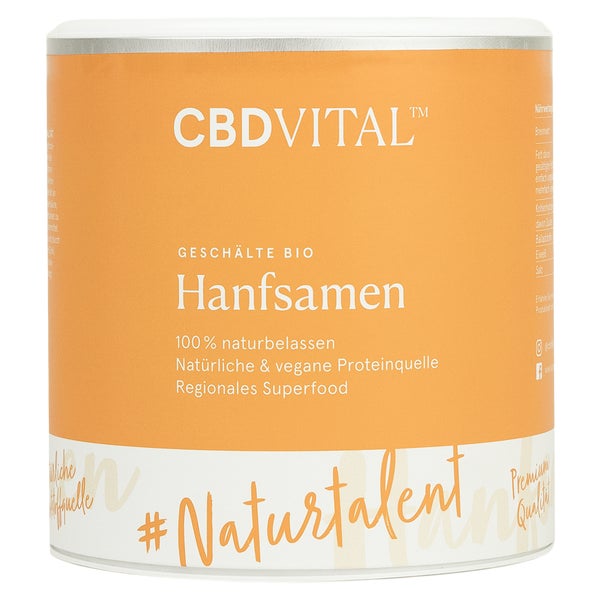 CBD VITAL Bio "super food" Hanfsamen geschält 250 g