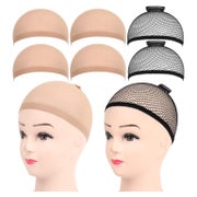 6 Stück Nylon Haarnetz Wig Cap Set - Atmungsaktiv & Dehnbar 1 St