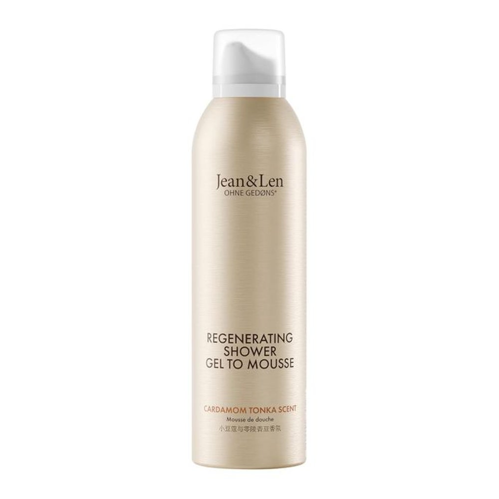Jean & Len Regenerating Shower Gel To Mousse Cardamom & Tonka 200 ml