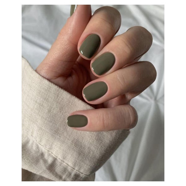 Falsche Nägel Acryl Kurze Quadratisch Glänzend 24Pcs Matcha 1 St