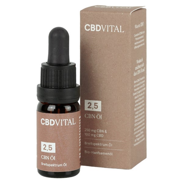 CBD VITAL CBN Öl 2,5% | Breitspektrum Öl mit CBD 10 ml