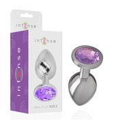 Intense - Analplug aus Metall mit Kristall