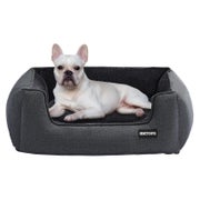 Hundebett Hundesofa abnehmbar L 76 x B 61 x H 23 cm Dunkelgr 1 St