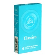 Classico – 6 Kondome 54 mm, anatomisch geformt, Retro-Design (6 Kondome) 6 St