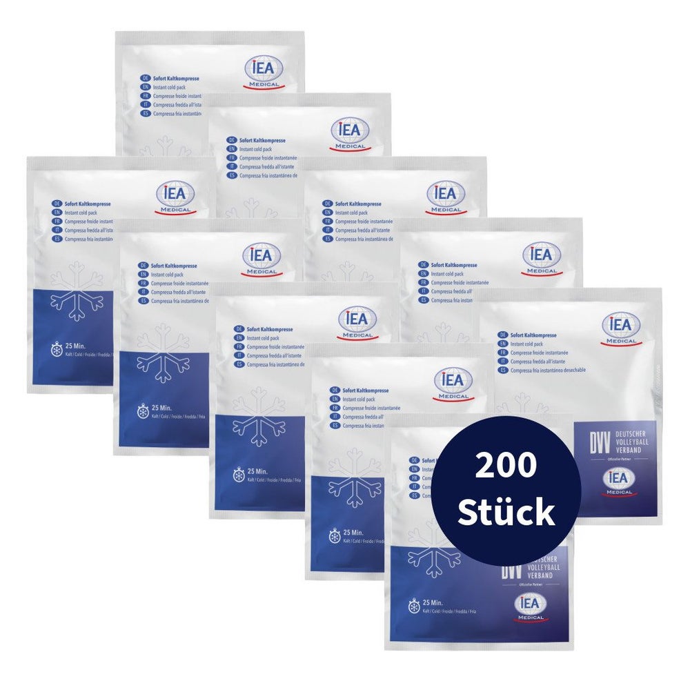 IEA Medical Sofort Kaltkompresse - 200er Box 50 St
