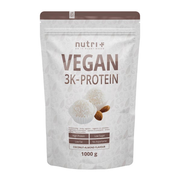 nutri+ Veganes Protein Pulver 3k - Coconut Almond 1000 g