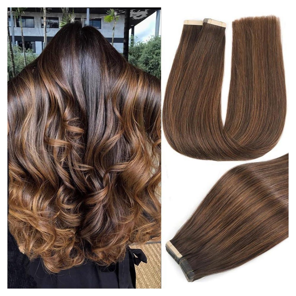 Tape Extensions Echthaar Remy Invisible 2 2 6# 16inch(40cm)- 1 St