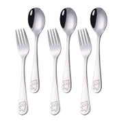 Kinder Besteck Set 18/10 Edelstahl Löffel Gabel 1 St