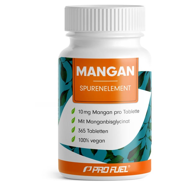 ProFuel - Mangan Tabletten 365x 10mg Manganbisglycinat 365 St