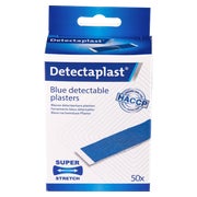 Detectaplast Piercing Pflaster blau extra flexibel 50 St