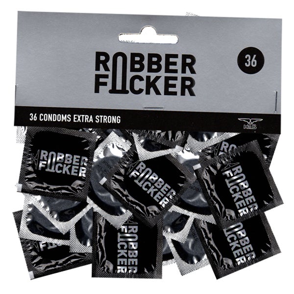 Mister B. «Rubber Fucker» starke Kondome für Männer (36 Kondome) 36 St