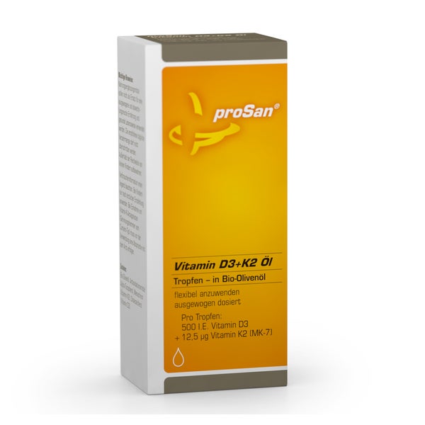 proSan Vitamin D3+K2 Öl 20 ml