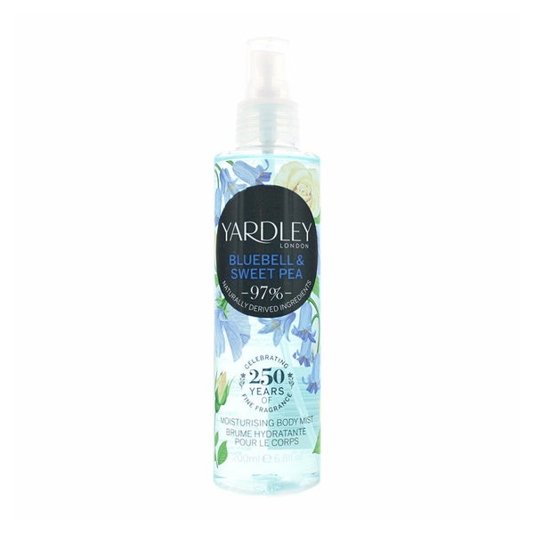 Yardley Bluebell & Sweet Pea Körperspray 200ml Spray 0,2 l