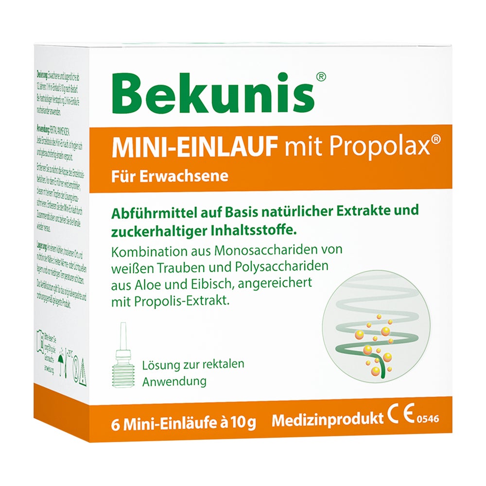 Bekunis Mini-einlauf Mit Propolax Klistiere 6 St