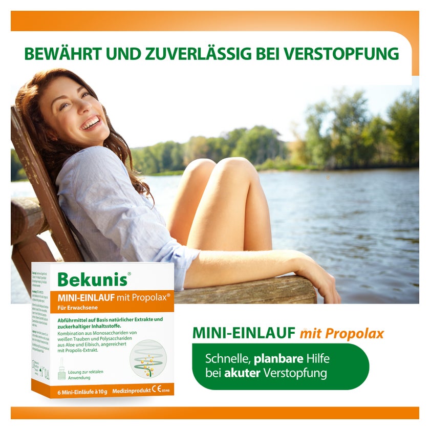 Bekunis Mini-einlauf Mit Propolax Klistiere 6 St online kaufen | DocMorris