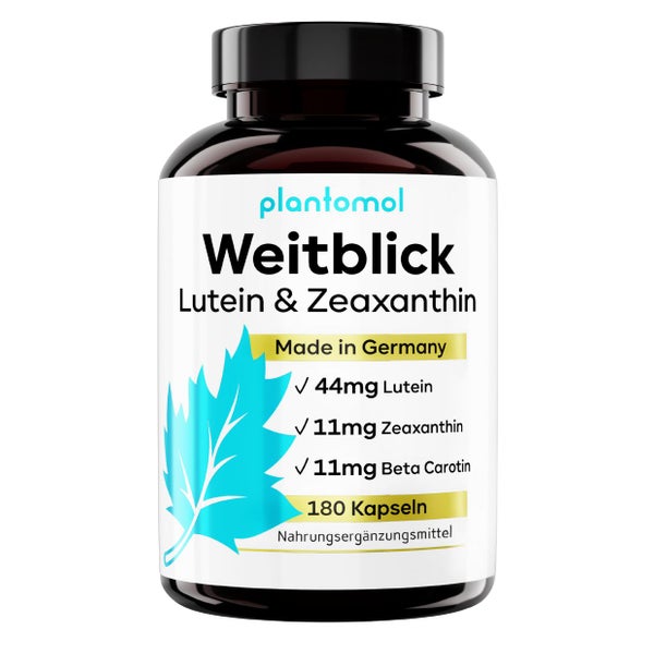 plantomol® Augenvitamine mit Lutein Zeaxanthin - Weitblick