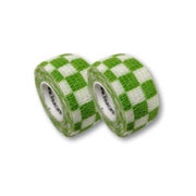 LisaCare Fingerpflaster 2,5cm x 4,5m - 2er Karo Grün 2 St