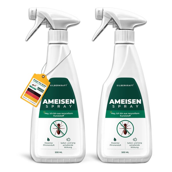 Silberkraft Anti Ameisen Spray 2 x 500 ml 1000 ml