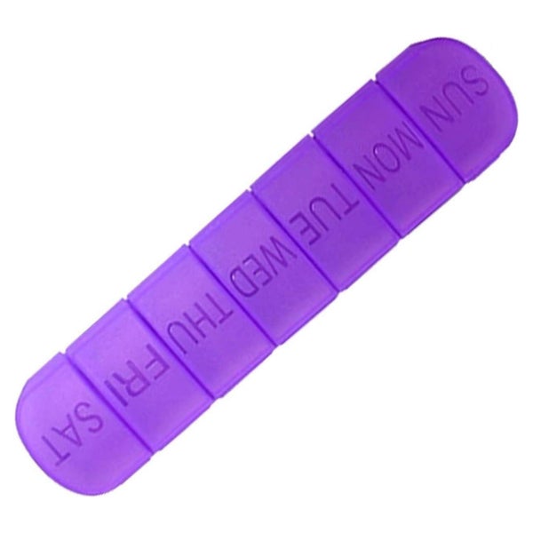 Große Pillendose Tablettenorganizer 7 Tage wöchentlich matte 1 St