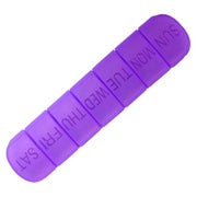Große Pillendose Tablettenorganizer 7 Tage wöchentlich matte 1 St