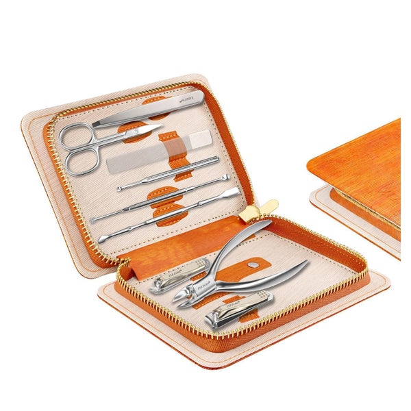 Professionelles Maniküre-Set aus Edelstahl, 9-in-1 Pediküre 1 St