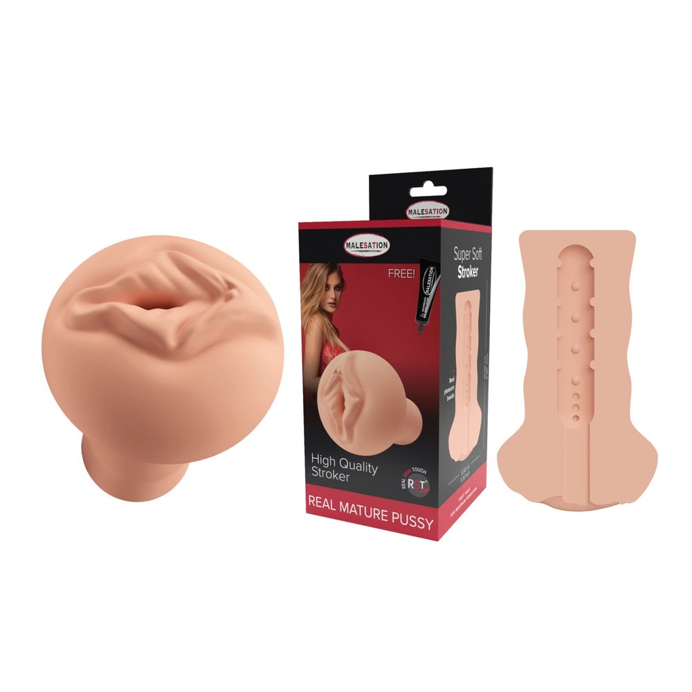 MALESATION - Masturbator Real Mature Pussy Stroker 1 St