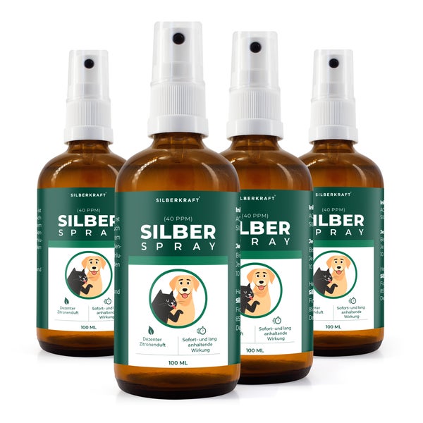 Silberkraft Kolloidales Silberspray 4 x 100 ml 400 ml