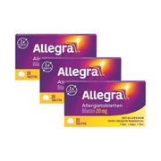 Produktabbildung: Allegra Allergietabletten Dreierpack 3X20 St